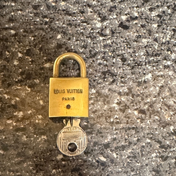 Louis Vuitton Gold Padlock with Key #202 - Picture 2 of 3